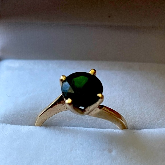 Chrome Diopside Ring - Picture 1 of 8